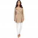 MICHAEL Michael Kors Double Breasted Belted Trench M722032R British Khaki trench femei