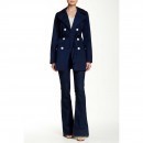 Jessica Simpson Double Breasted Trench Coat NAVY trench dama