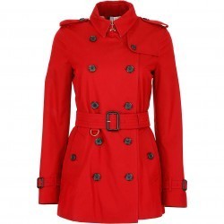 Burberry Short Kensington Trench Coat PARADE RED pentru dama